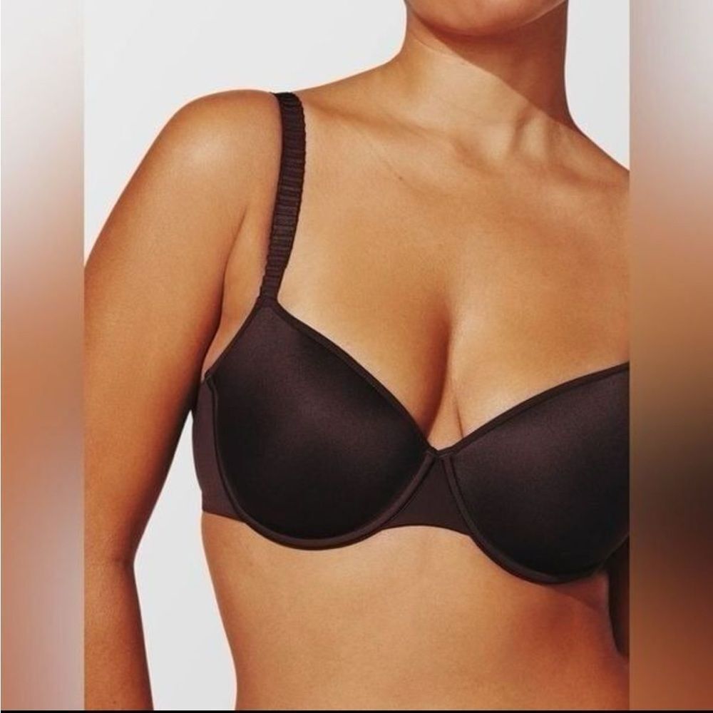 ThirdLove 24/7 Classic T-Shirt Bra Espresso Brown 42E Underwire Memory Foam Cup